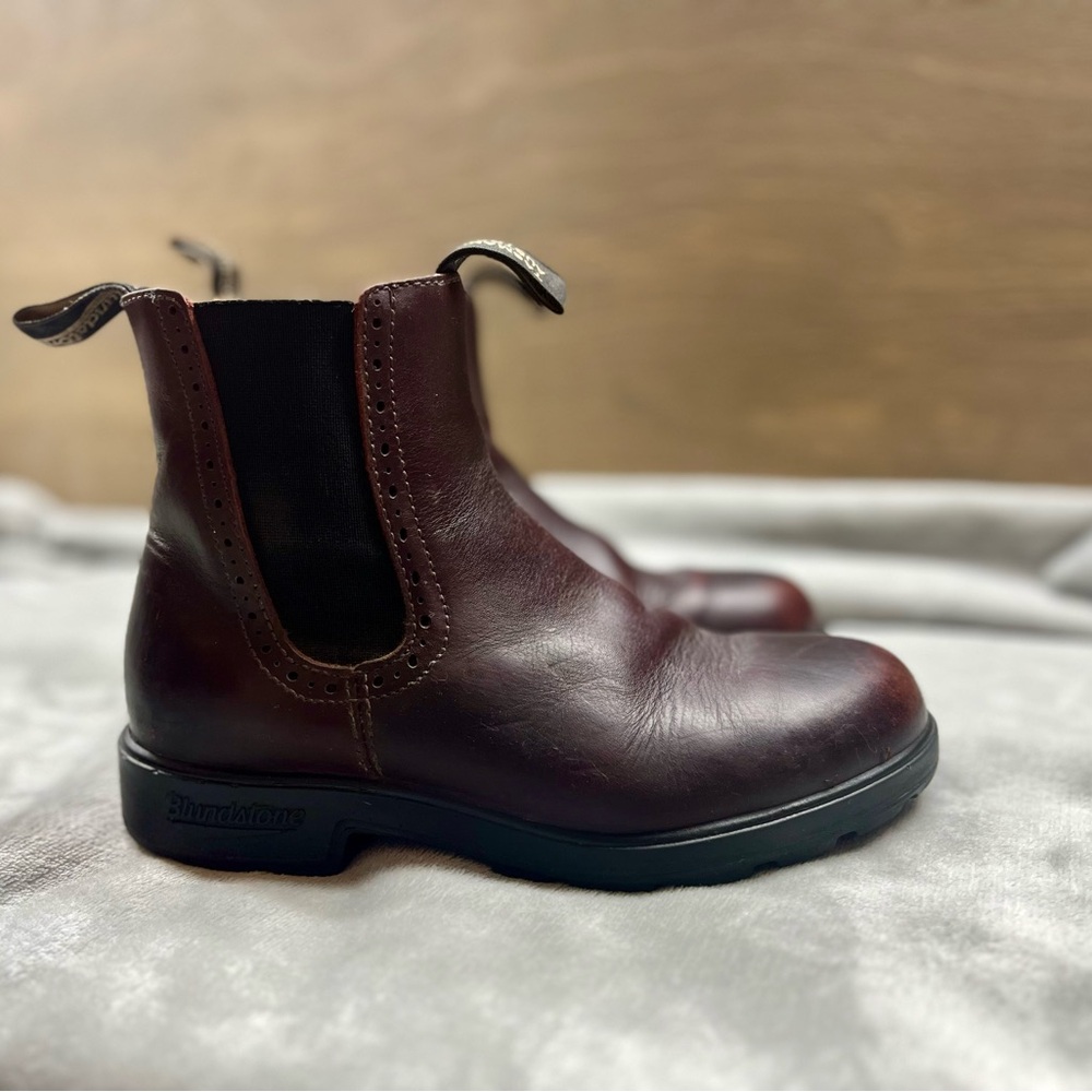 Blundstone Leather Boots - Burgundy
